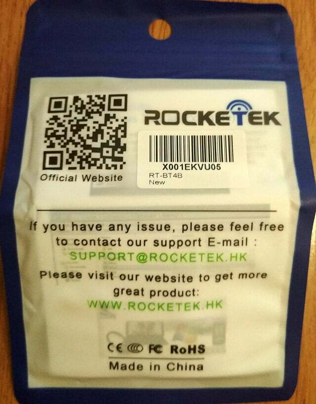 Bluetooth USB адаптер Rocketek CSR