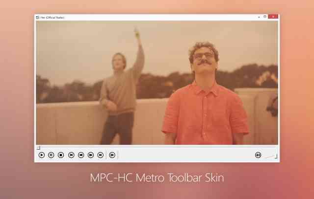 Видеоплеер MPC-HC в Metro-стиле
