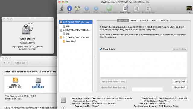 Дисковая утилита Mac OS