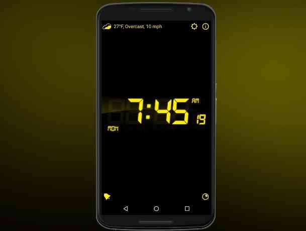 будильник на смартфоне на Андроид